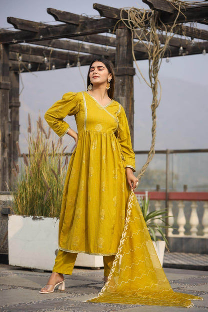 chikan sequin cotton suit 317