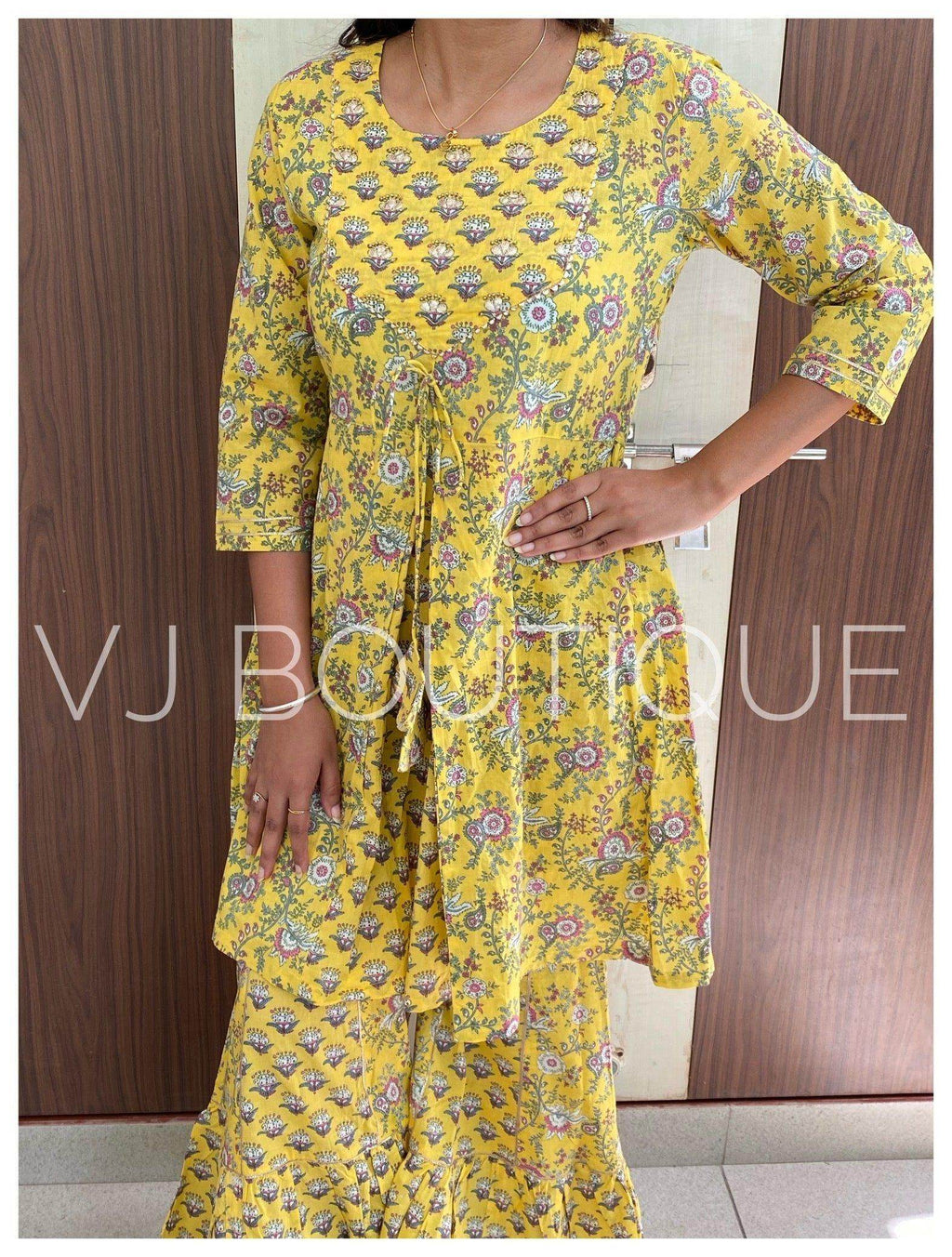 cotton garara suit set