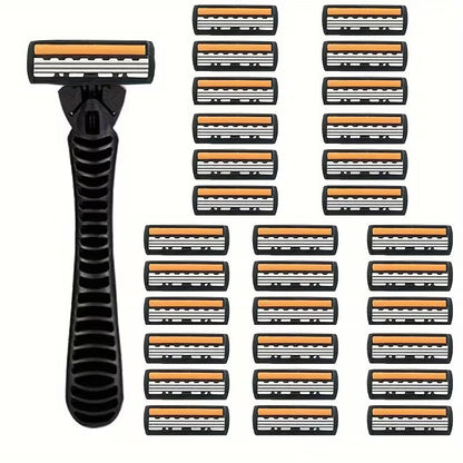 24 Pieces Men's Razor Refill Set