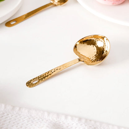 Textured Heart SS Measuring Spoon Set of 4
