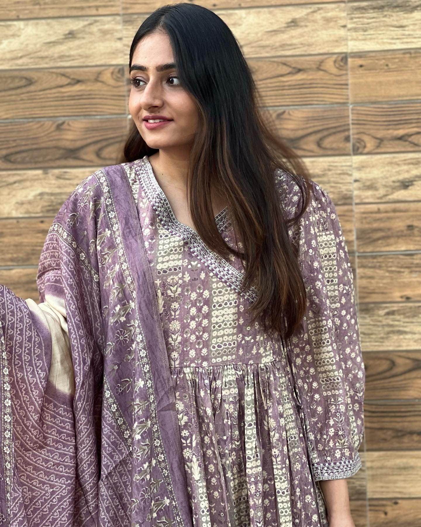 muslin silk suit gr45