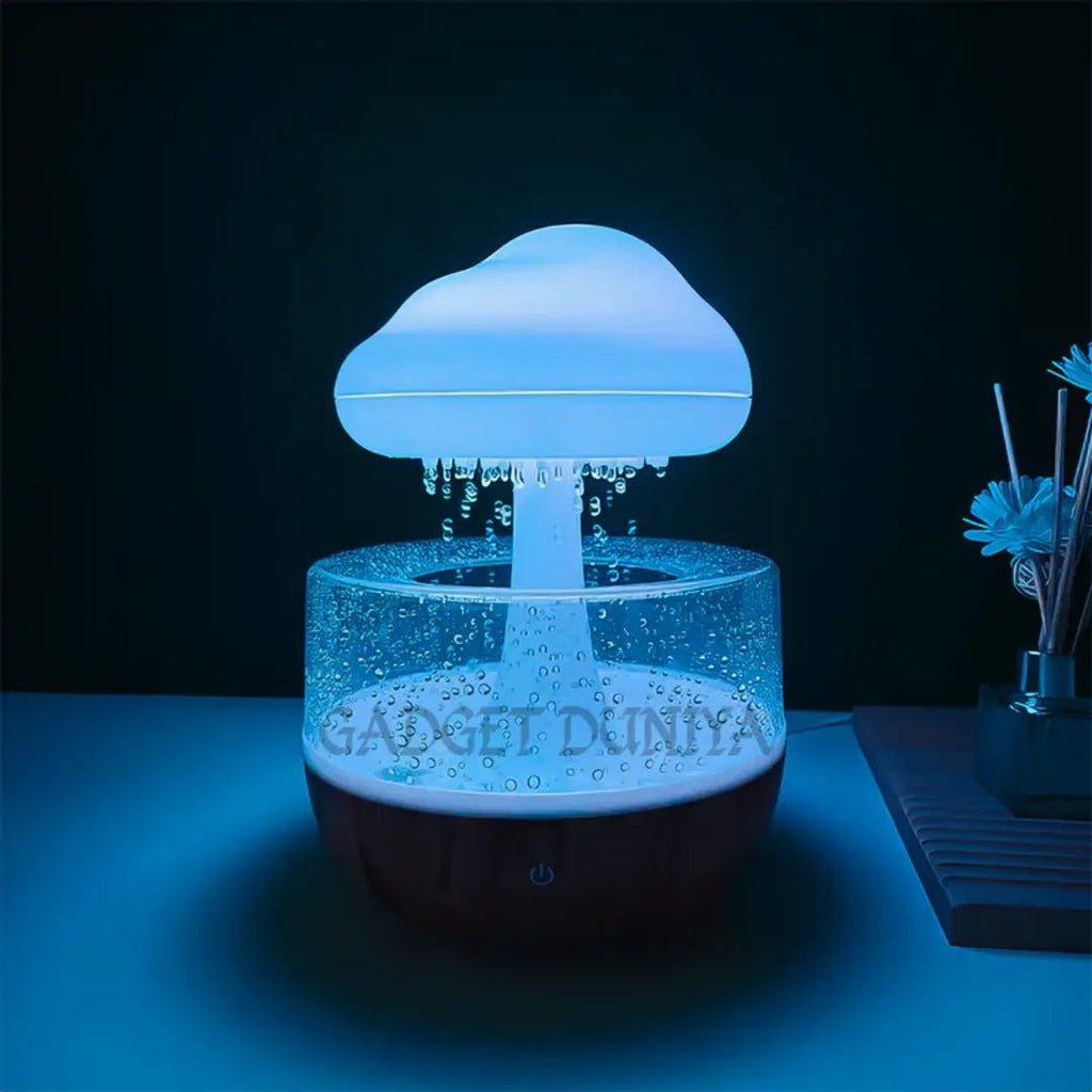 Rain Cloud Air Humidifier Waterfall Lamp - salesmania