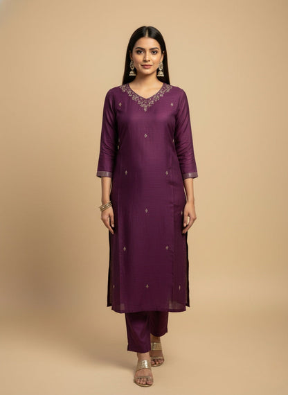 Dola Silk Suit