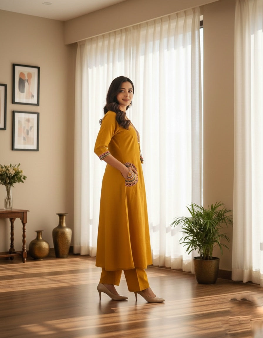 Kiara Cotton kurta Set