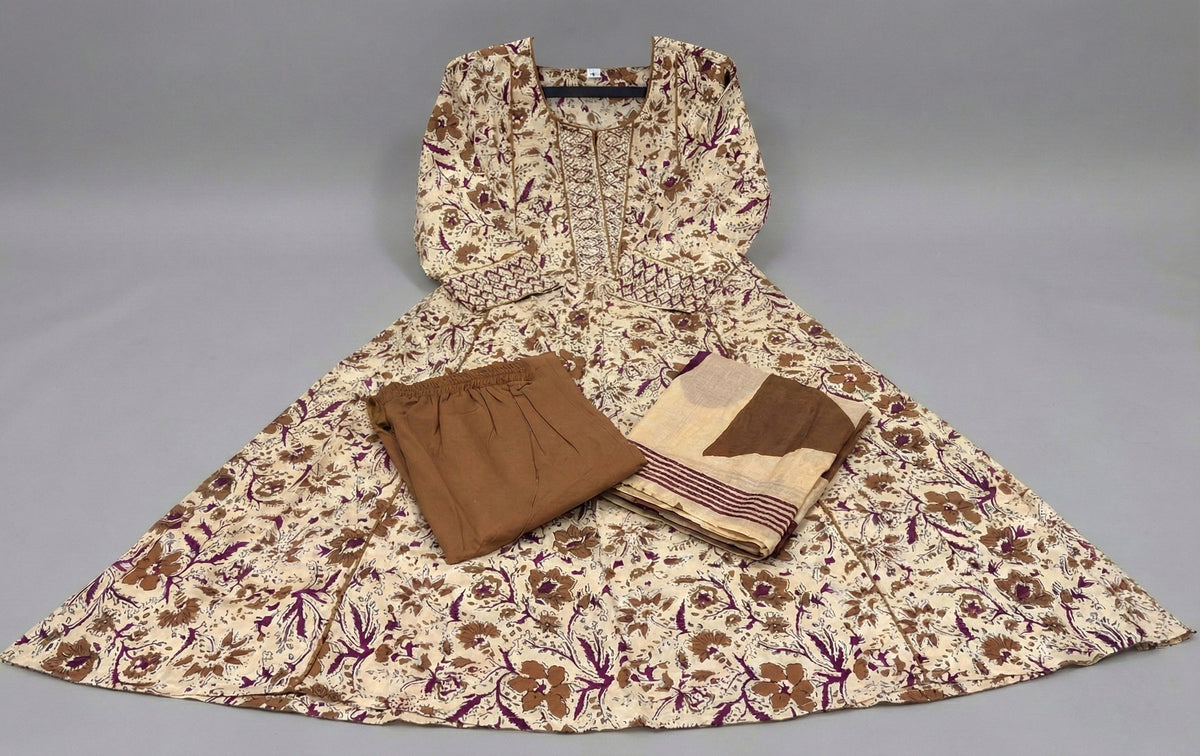 Kiara Cotton kurta Set with dupatta