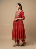 Rayon Slit Kurta Pant Set RD01
