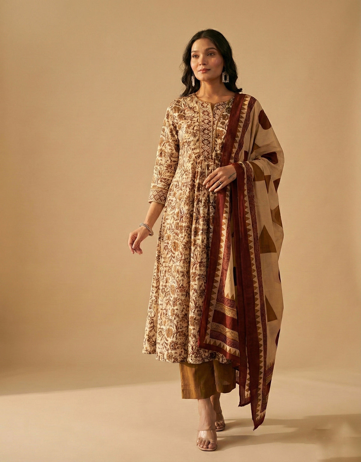 Kiara Cotton kurta Set with dupatta