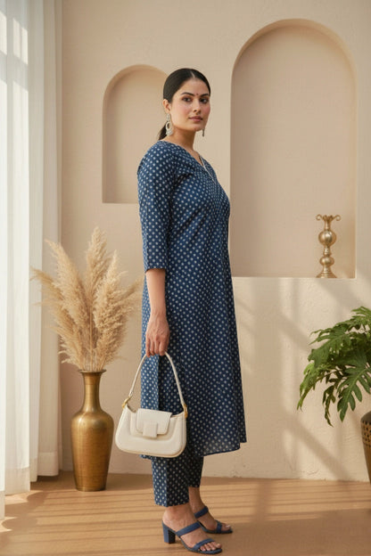 Cotton Kurta Set For Women