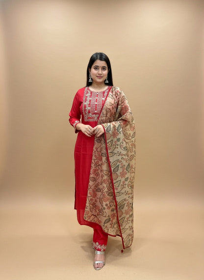 Silk kurta set