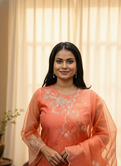 Organza Suit Set For Women