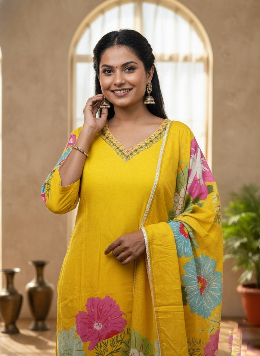 Modal Silk Suit Set