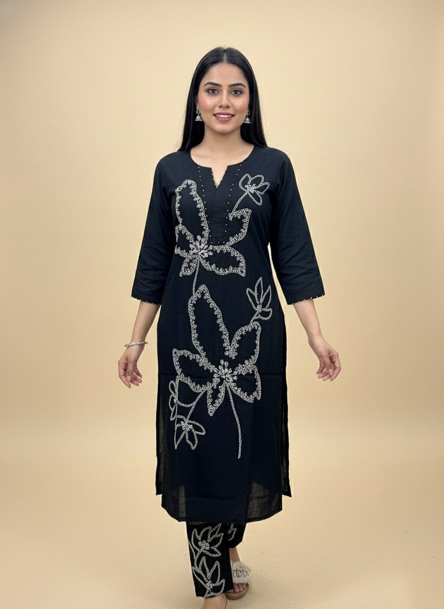 Premium cotton suit
