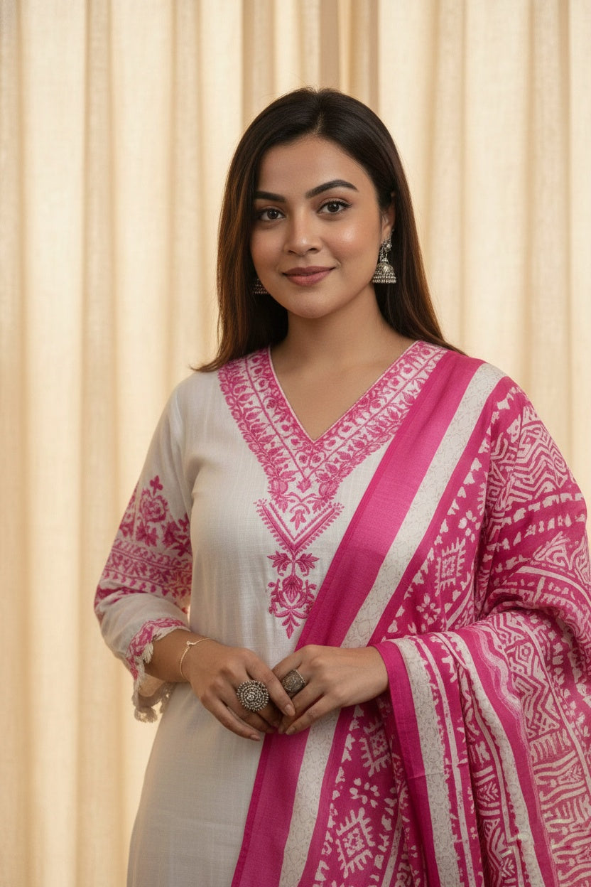 Amayra Cotton Flex Kurta set with pants