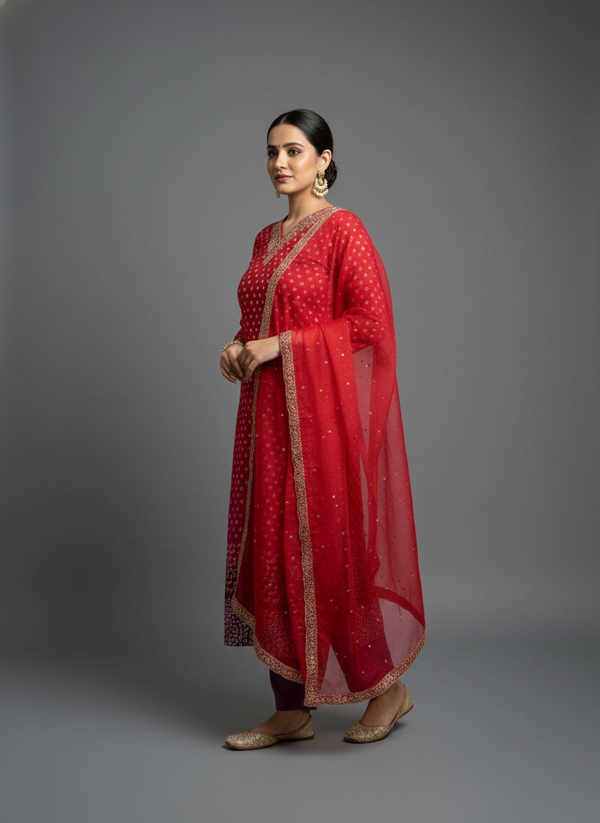 Silk suit