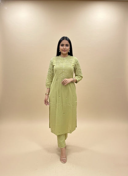 Premium cotton suit