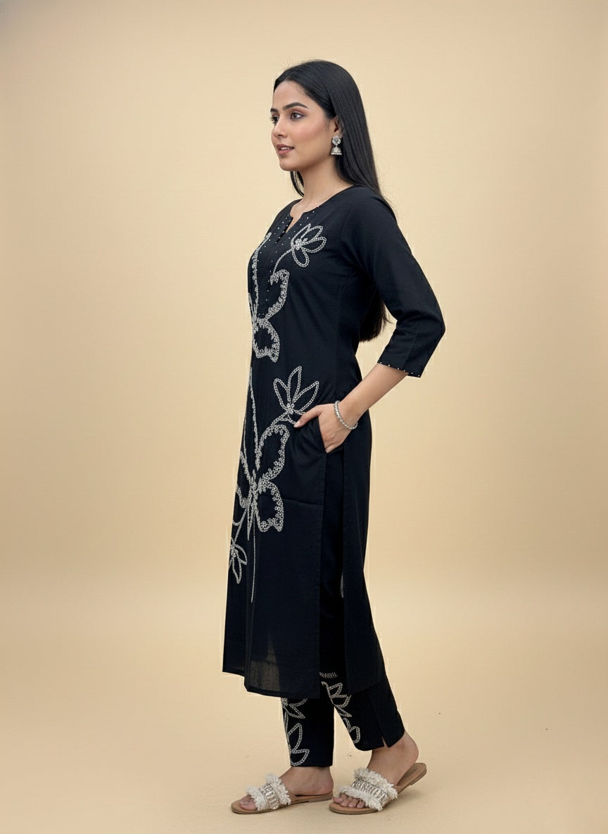 Premium cotton suit