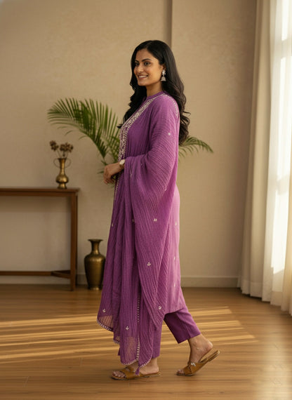 Premium Cotton Suit For Women PUR