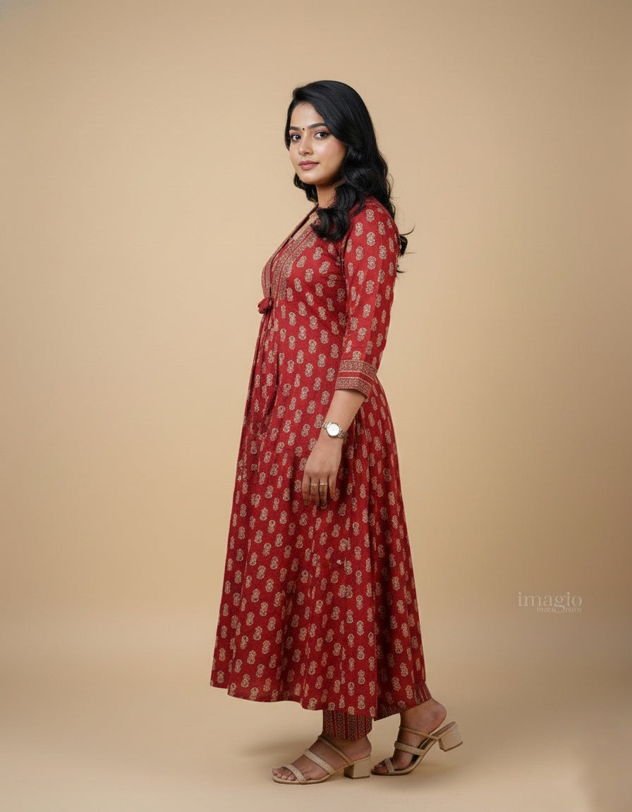 Bagru Red Suit