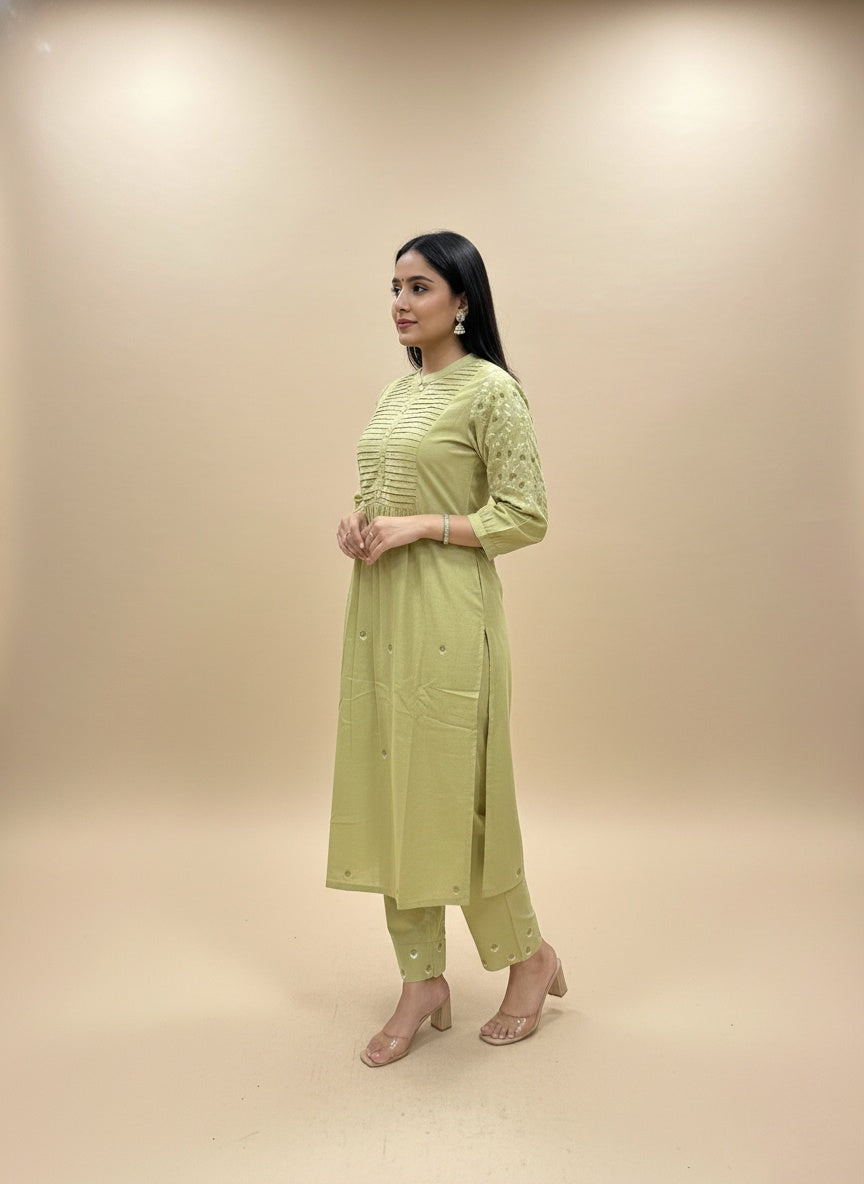 Premium cotton suit
