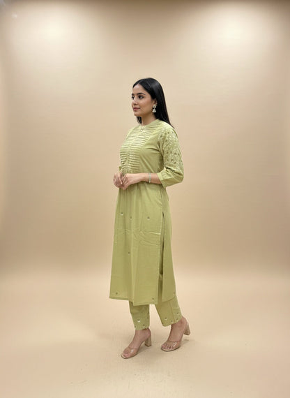 Premium cotton suit
