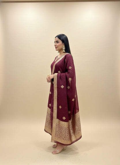 Silk suit
