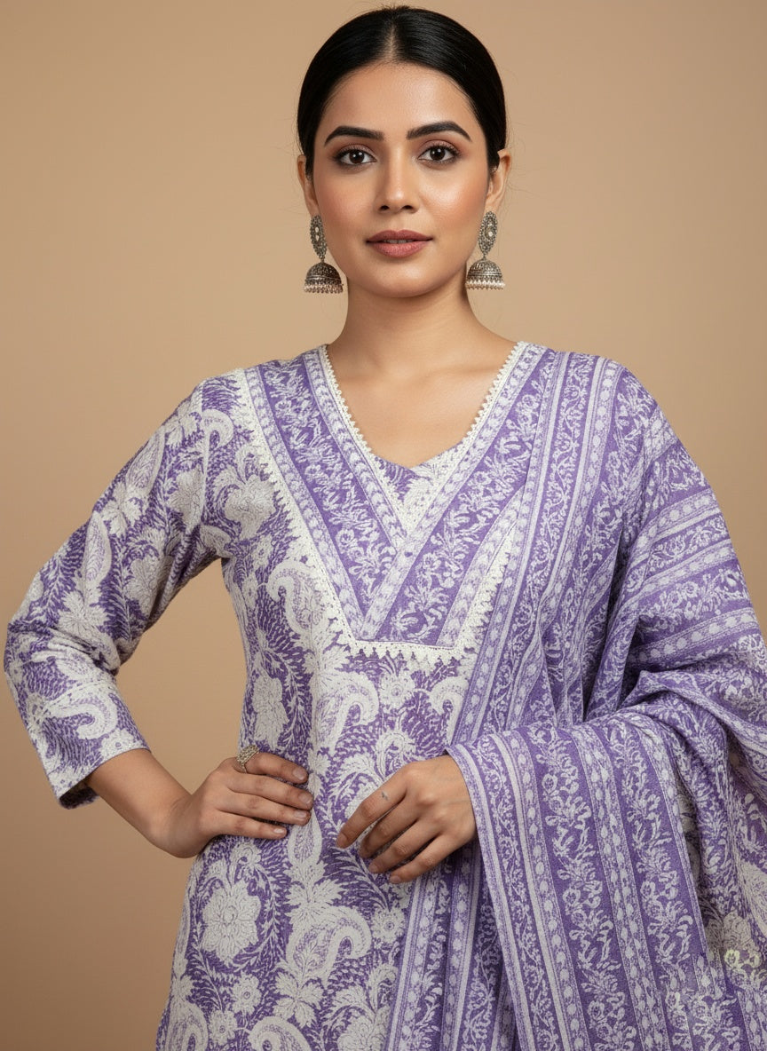 Cotton Kurta Set