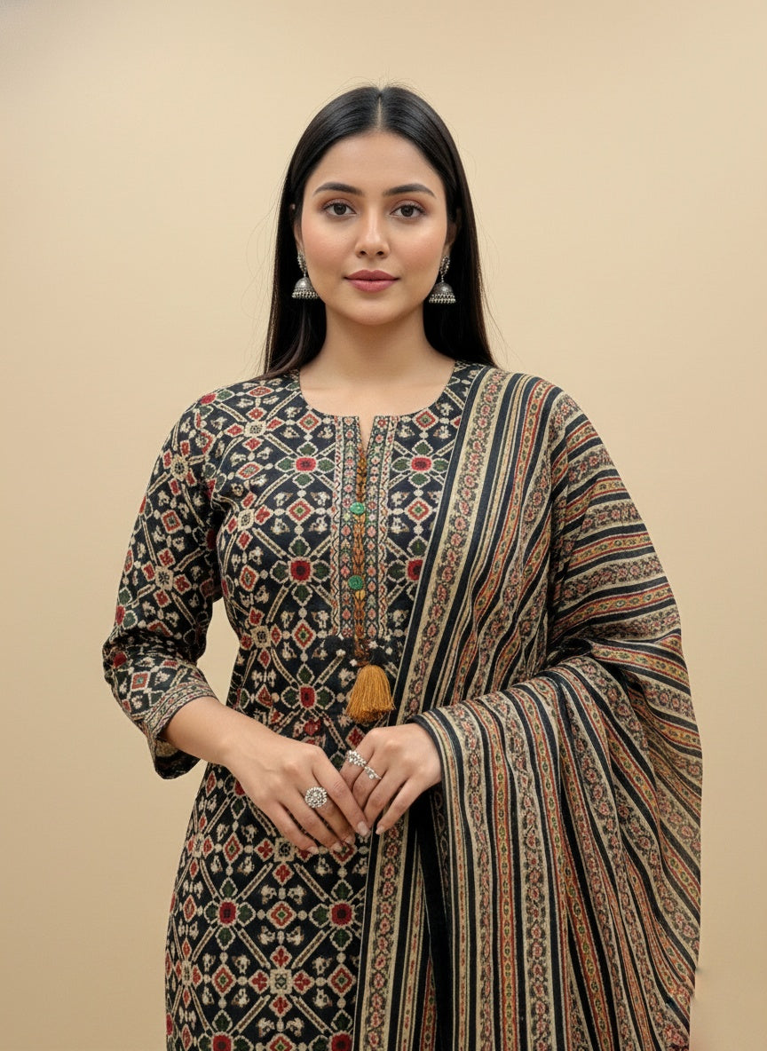 Cotton Kurta Set