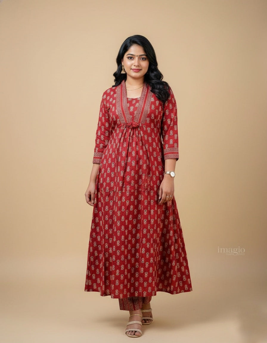 Bagru Red Suit