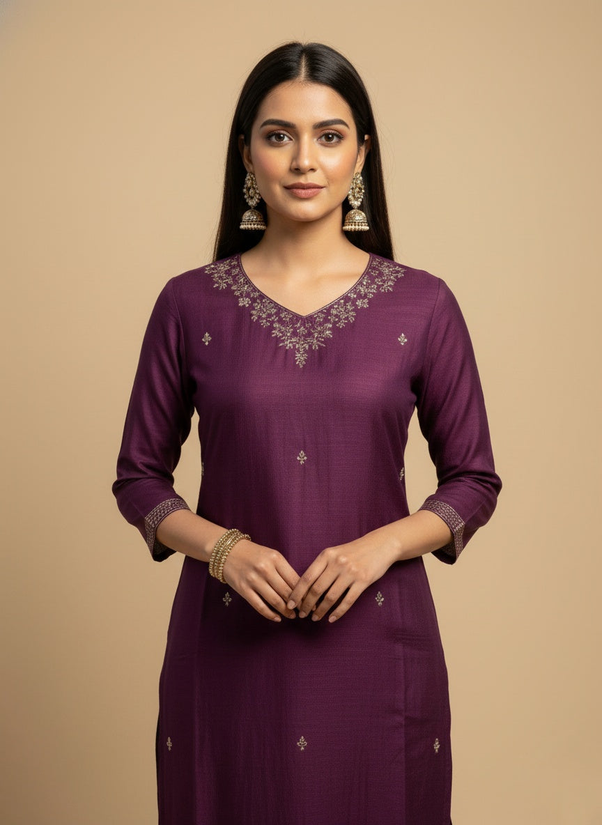 Dola Silk Suit