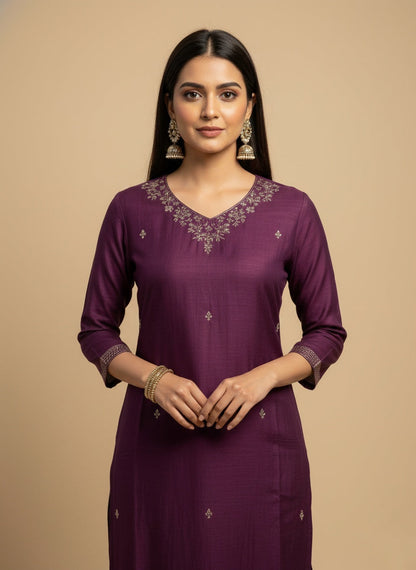 Dola Silk Suit