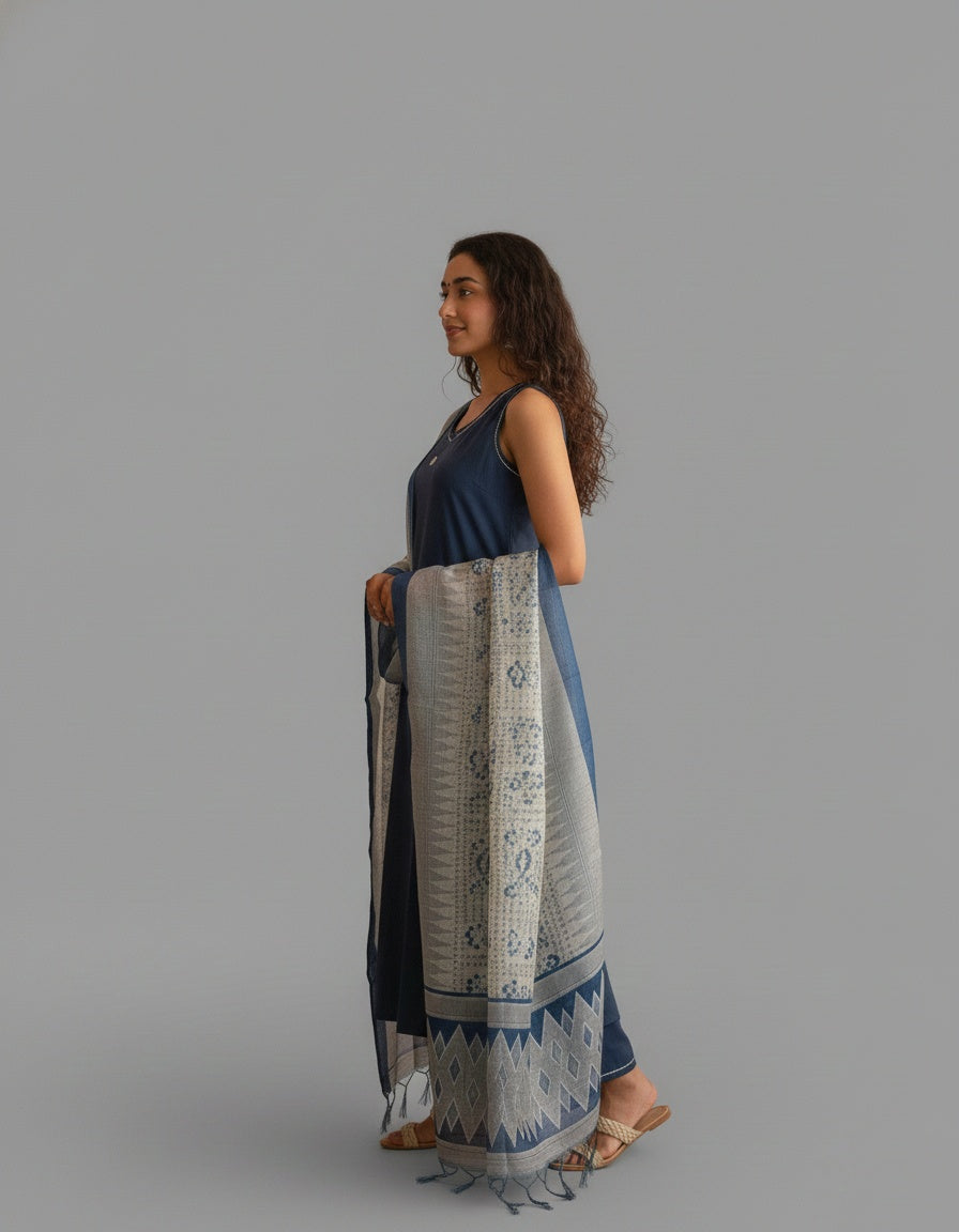 Kiara Cotton kurta Set with dupatta