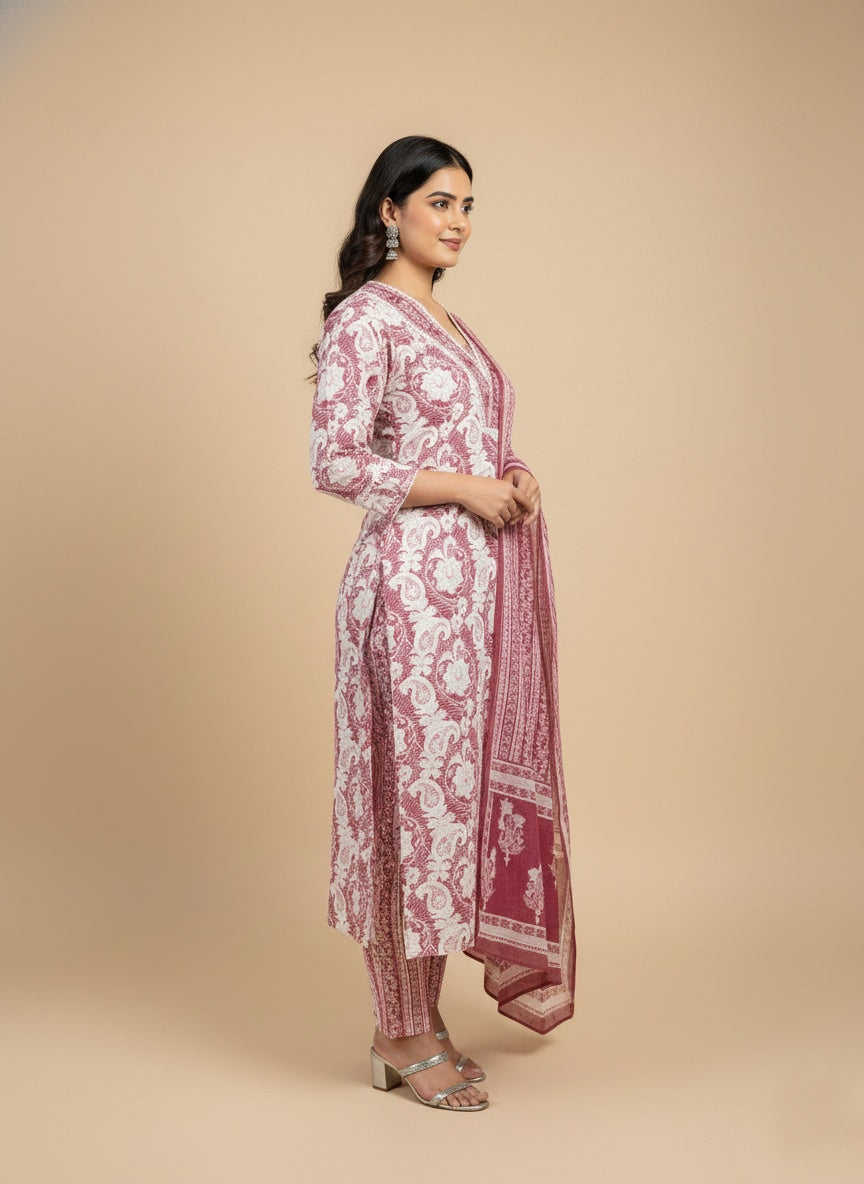 Cotton Kurta Set