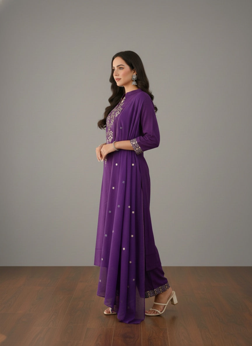 Kiara Cotton kurta Set with dupatta