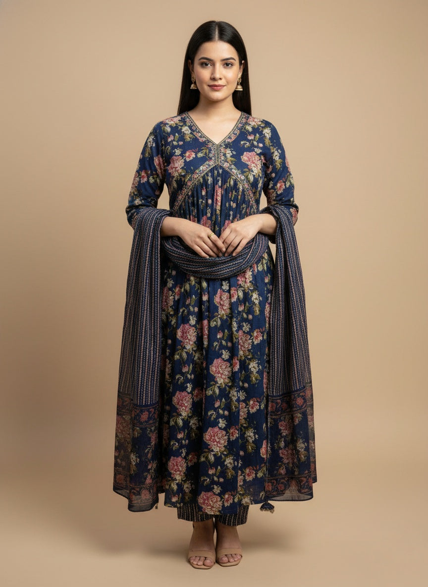 Cotton Kurta Set