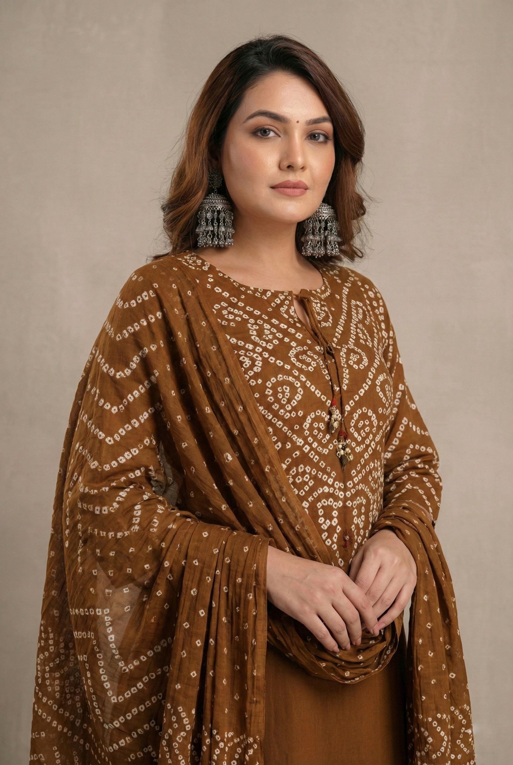 Amayra Cotton Kurta Embroidery Work Kurti Pant And Dupatta