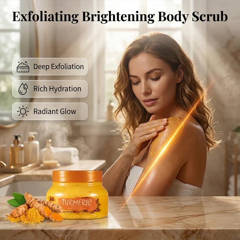 (Pack Of 2) Exfoliating Turmeric Body Scrub
