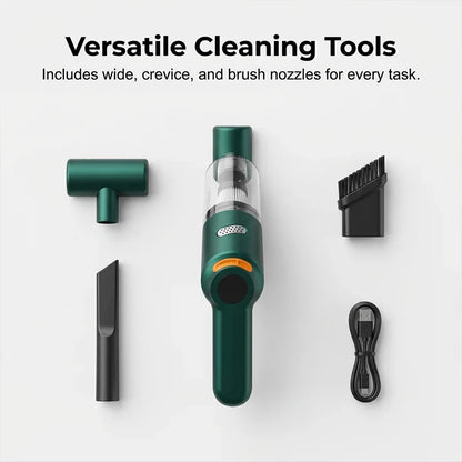 Cordless Car Vacuum – 10000Pa Suction & 4000mAh Battery 🚗